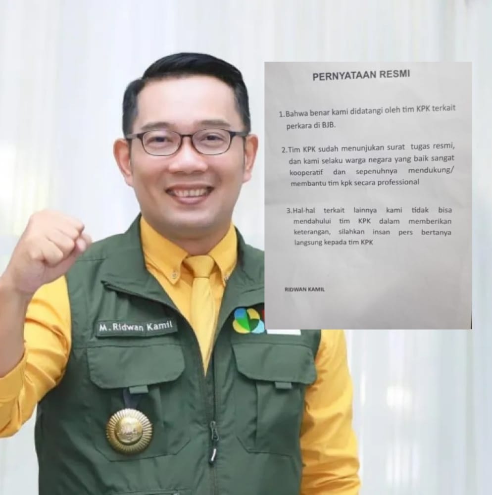 Ridwan Kamil Respons Penggeledahan KPK: Kooperatif dan Dukung Proses Hukum